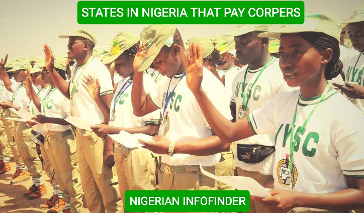 states in Nigeria that pay NYSC corpers allowance